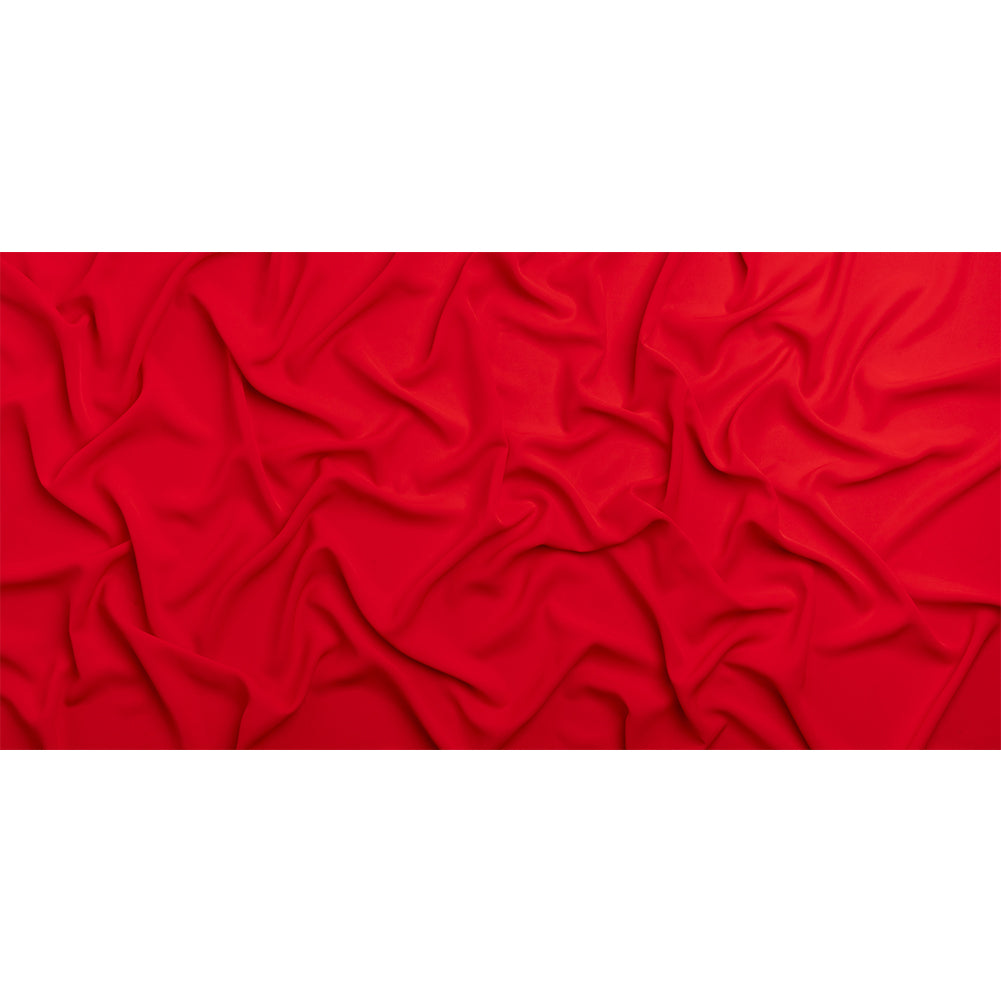 Polyester Double Georgette - Red - Mimosa Collection by Mood - Full