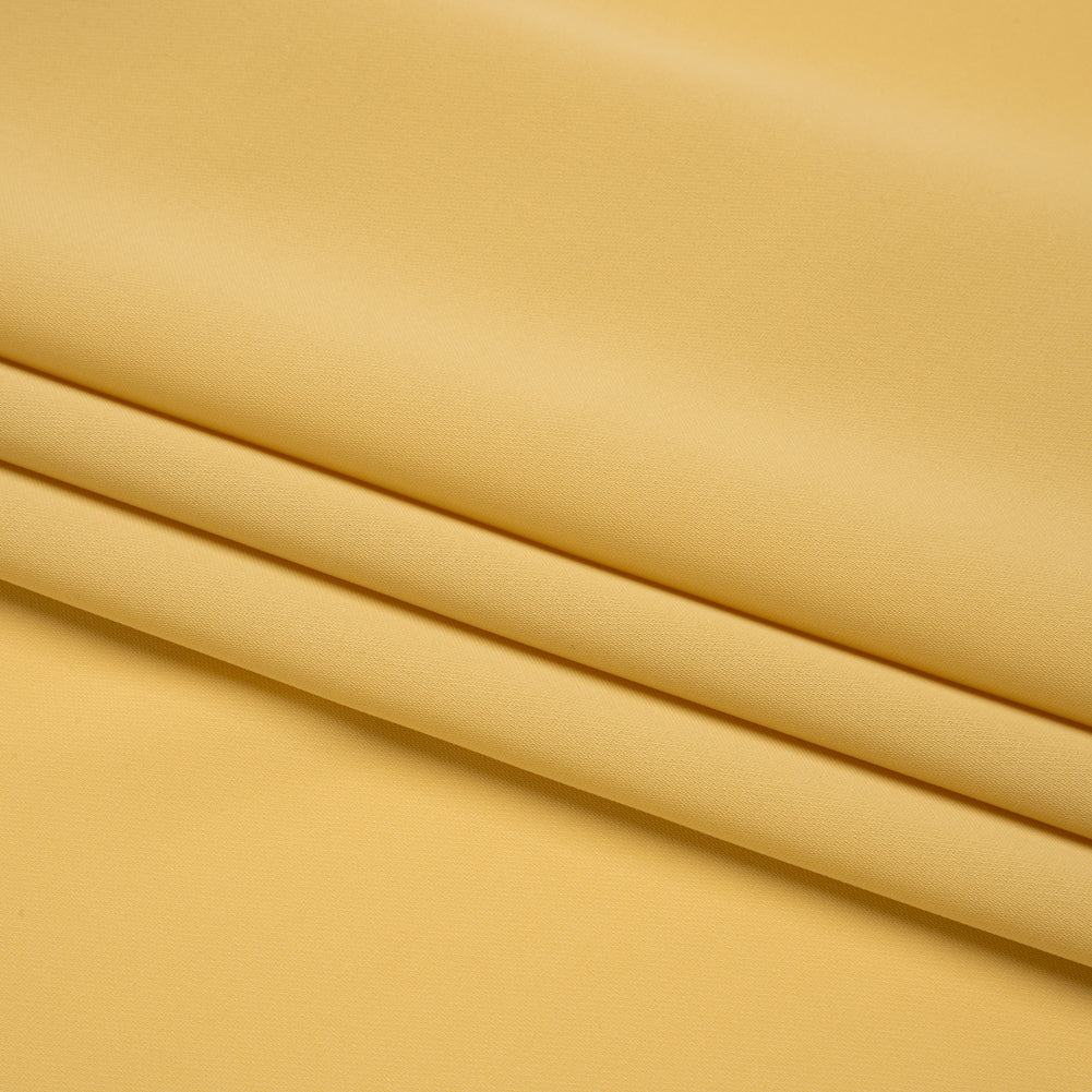 Polyester Double Georgette - Gold - Mimosa Collection by Mood - Folded