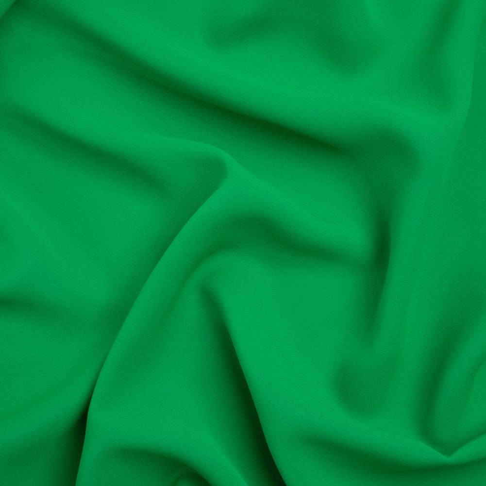Polyester Double Georgette - Kelly Green - Mimosa Collection by Mood
