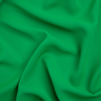 Polyester Double Georgette - Kelly Green - Mimosa Collection by Mood