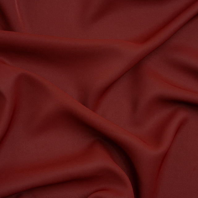 Polyester Double Georgette - Burgundy - Mimosa Collection by Mood