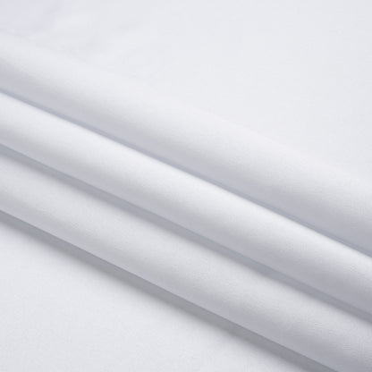 Premium Polyester Satin - Bright White - Gavia Collection by Mood