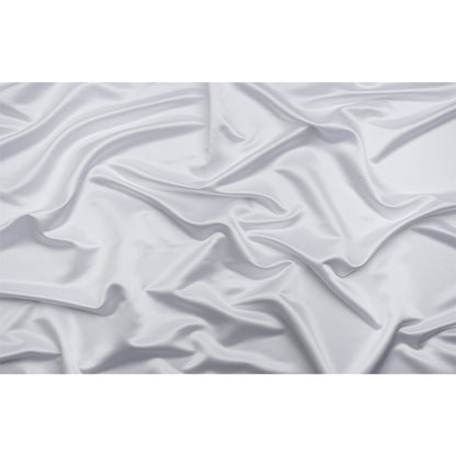Premium Polyester Satin - Bright White - Gavia Collection by Mood