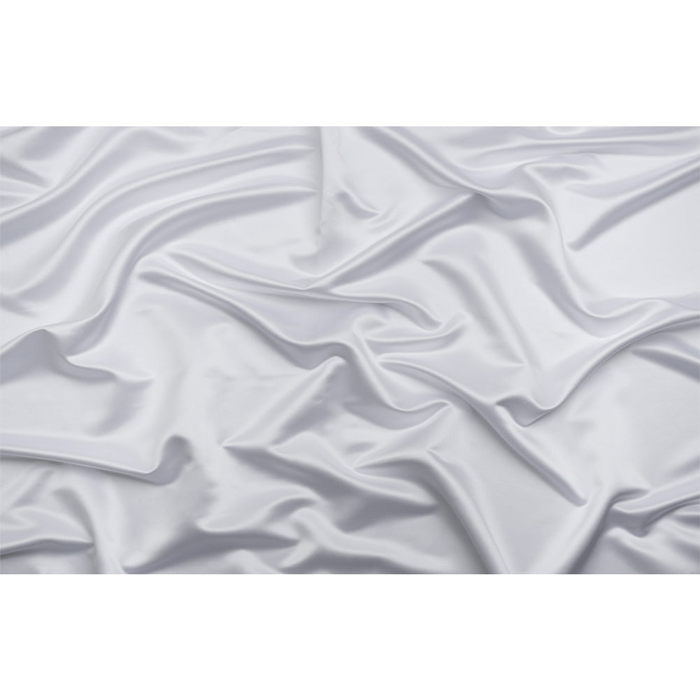 Premium Polyester Satin - Bright White - Gavia Collection by Mood