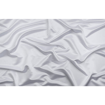 Premium Polyester Satin - Bright White - Gavia Collection by Mood