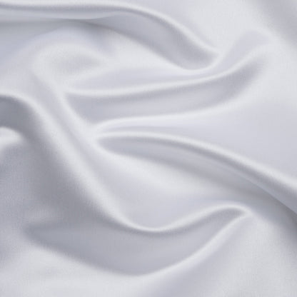 Premium Polyester Satin - Bright White - Gavia Collection by Mood