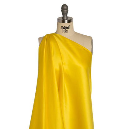 Premium Polyester Satin - Buttercup Yellow - Gavia Collection by Mood