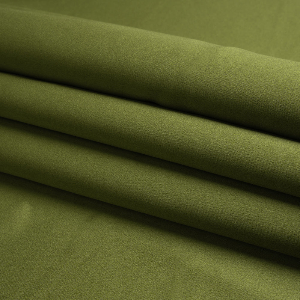 Premium Polyester Satin - Pesto Green - Gavia Collection by Mood