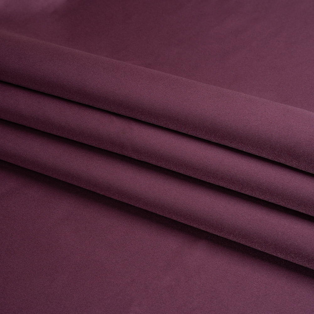 Premium Polyester Satin - Eggplant - Gavia Collection by Mood