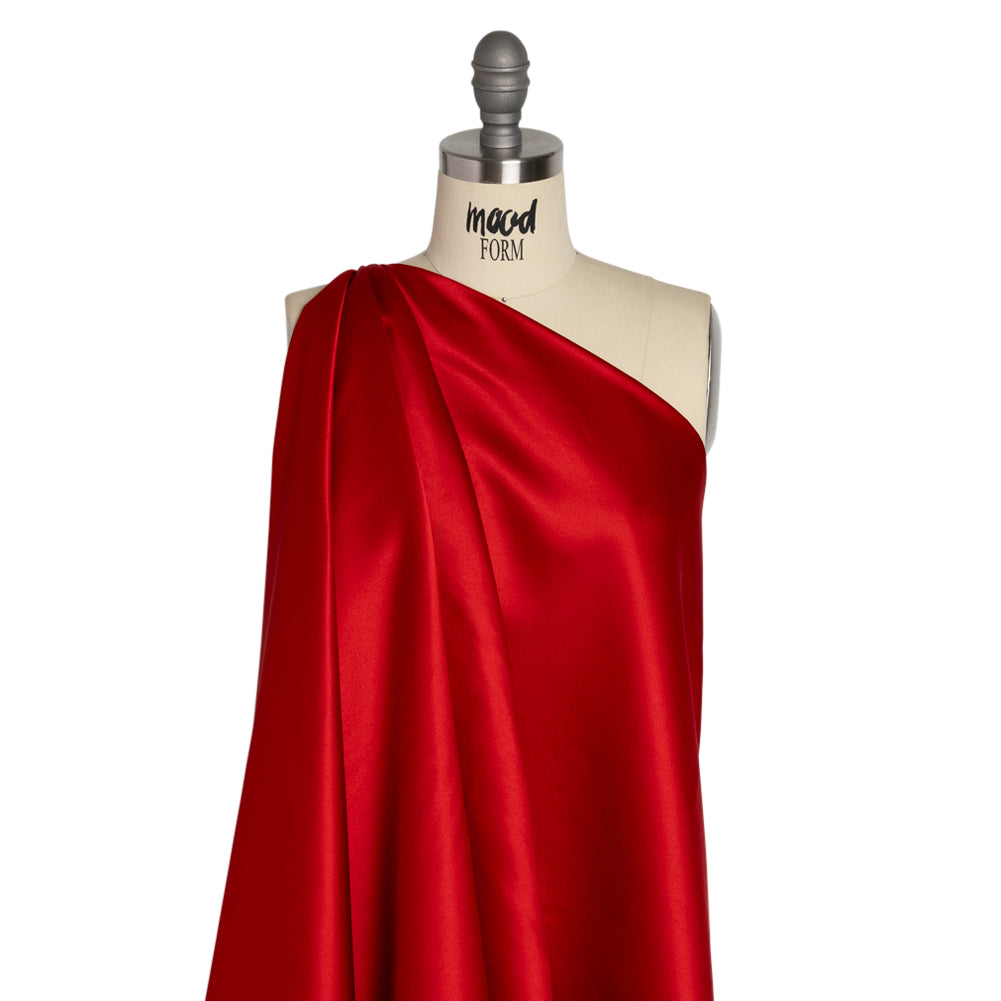 Premium Polyester Satin - Red - Gavia Collection by Mood