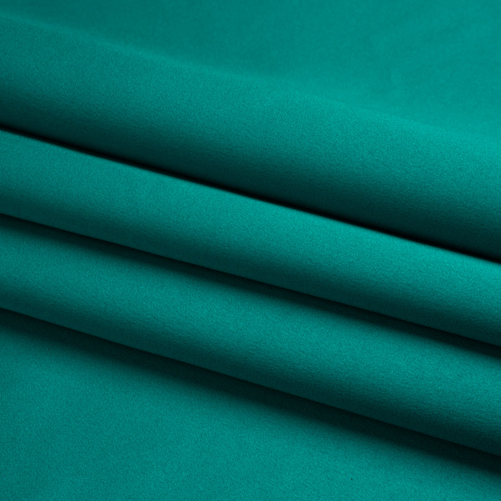 Premium Polyester Satin - Deep Teal - Gavia Collection by Mood - Folded