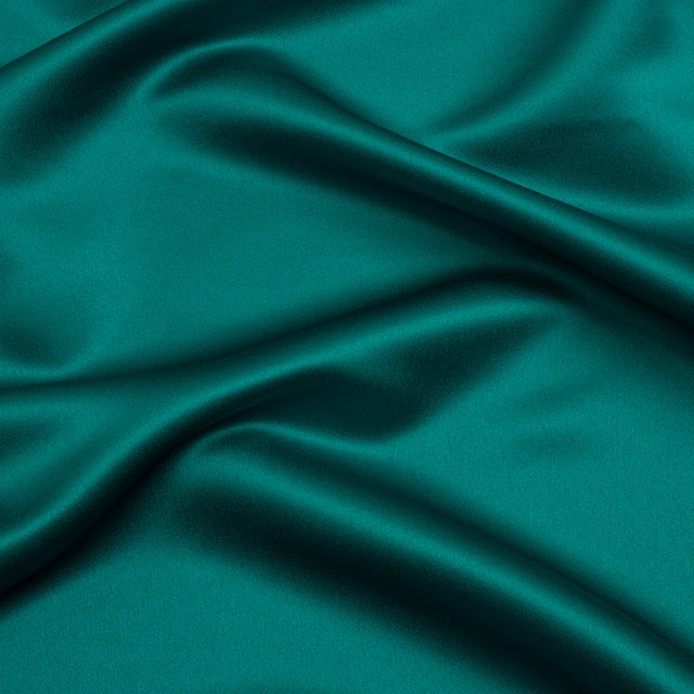 Premium Polyester Satin - Deep Teal - Gavia Collection by Mood