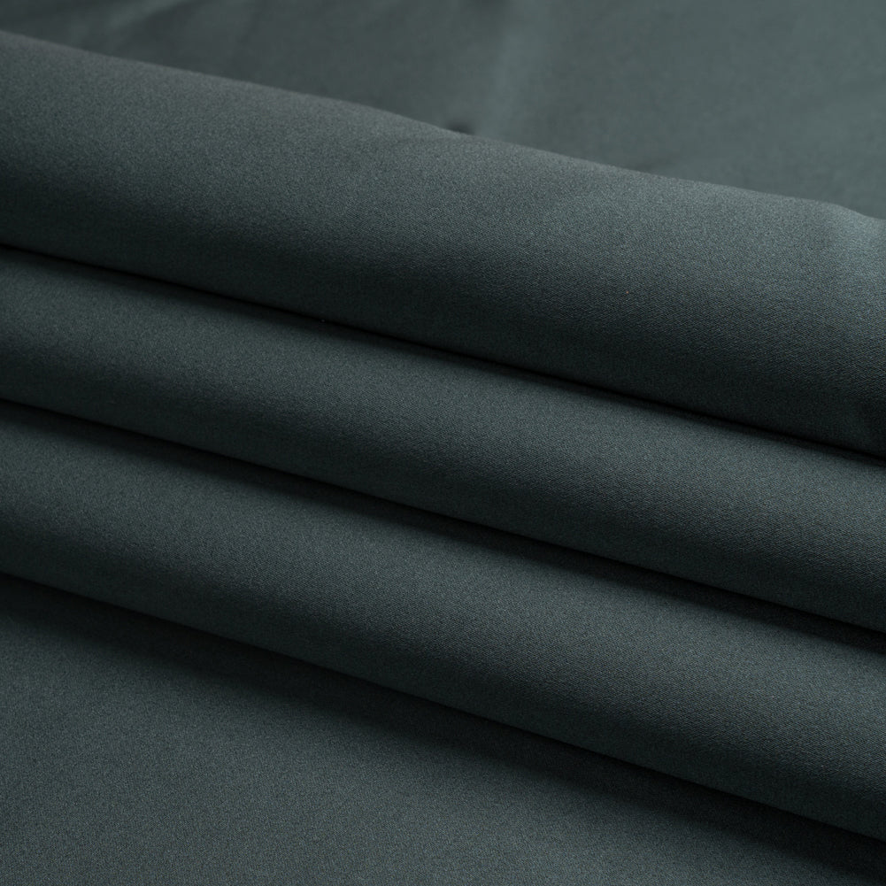 Premium Polyester Satin - Charcoal Gray - Gavia Collection by Mood