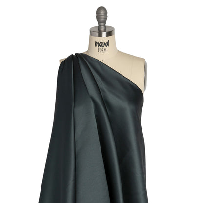 Premium Polyester Satin - Charcoal Gray - Gavia Collection by Mood