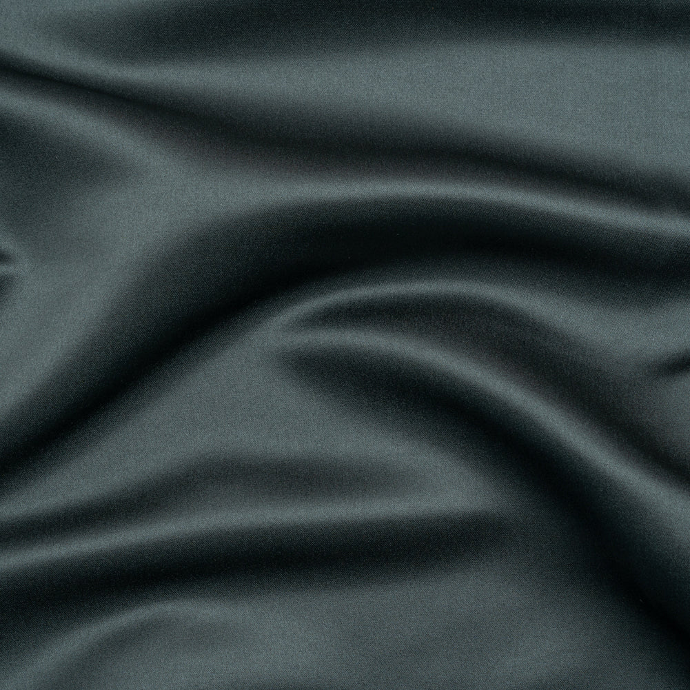Premium Polyester Satin - Charcoal Gray - Gavia Collection by Mood