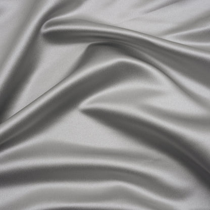 Premium Polyester Satin - Silver - Gavia Collection by Mood