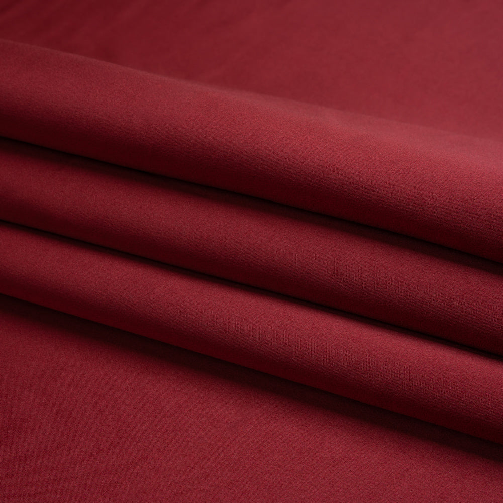 Premium Polyester Satin - Burgundy - Gavia Collection by Mood