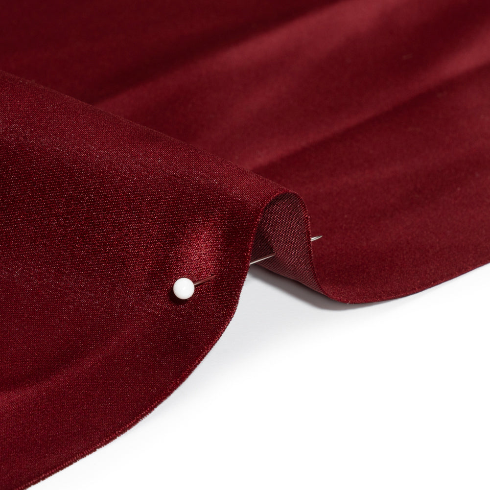 Premium Polyester Satin - Burgundy - Gavia Collection by Mood