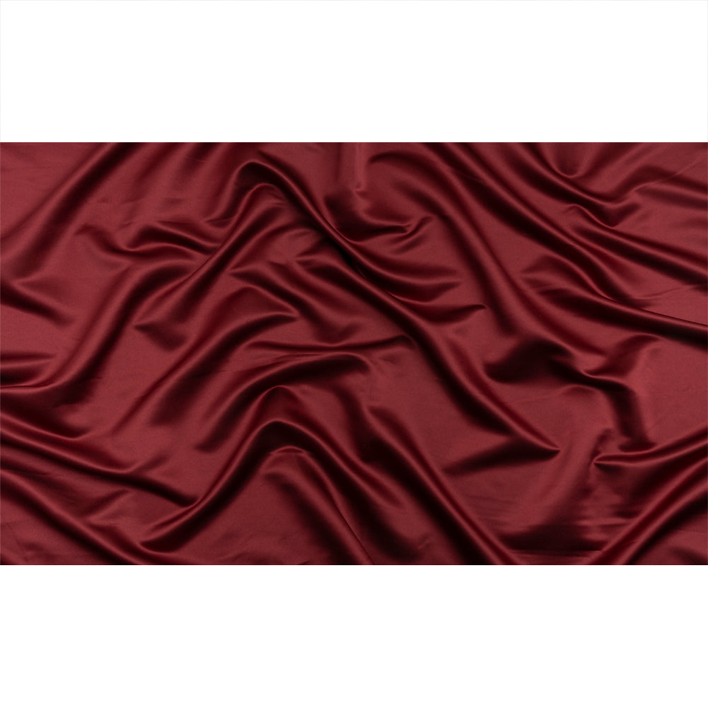 Premium Polyester Satin - Burgundy - Gavia Collection by Mood
