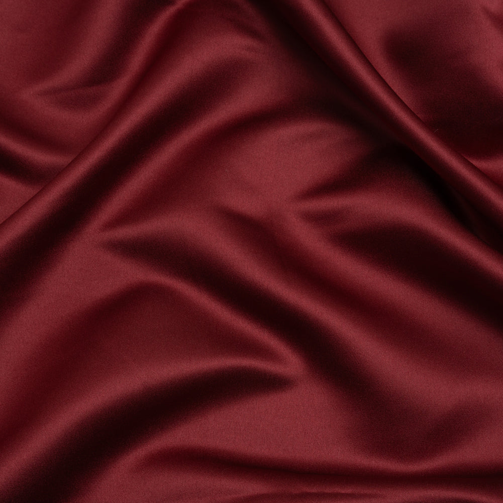 Premium Polyester Satin - Burgundy - Gavia Collection by Mood