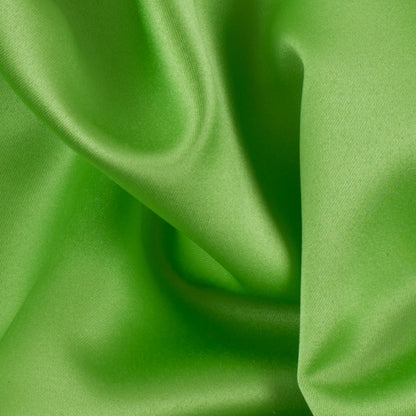 Polyester Satin - Apple Green - Reverie Collection Detail