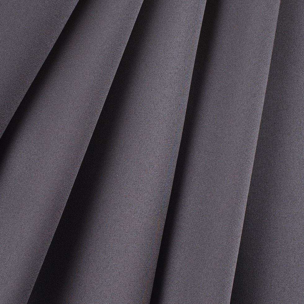 Polyester Satin - Charcoal Gray - Reverie Collection Folded