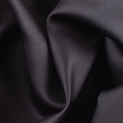 Polyester Satin - Charcoal Gray - Reverie Collection Detail