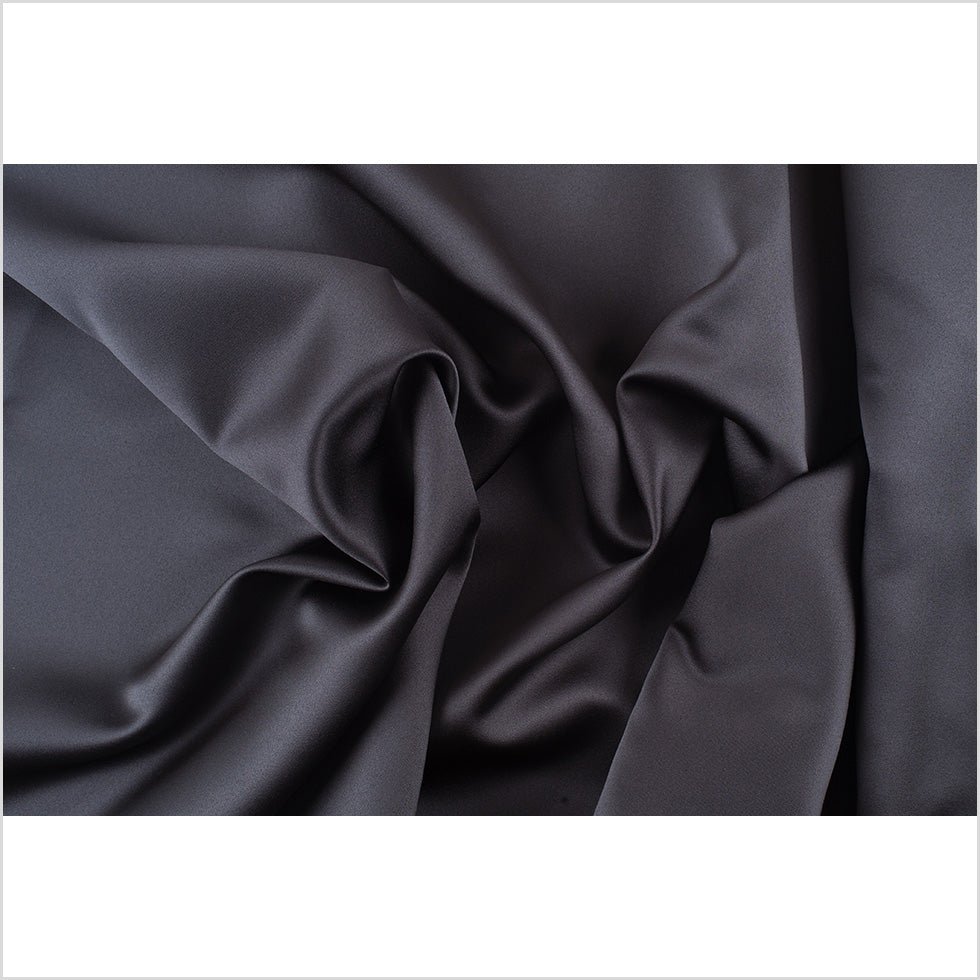 Polyester Satin - Charcoal Gray - Reverie Collection Full