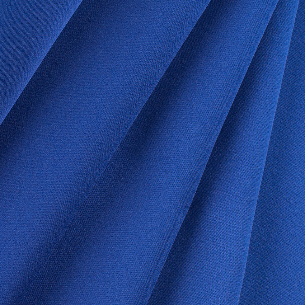 Polyester Satin - Deep Royal Blue - Reverie Collection Folded