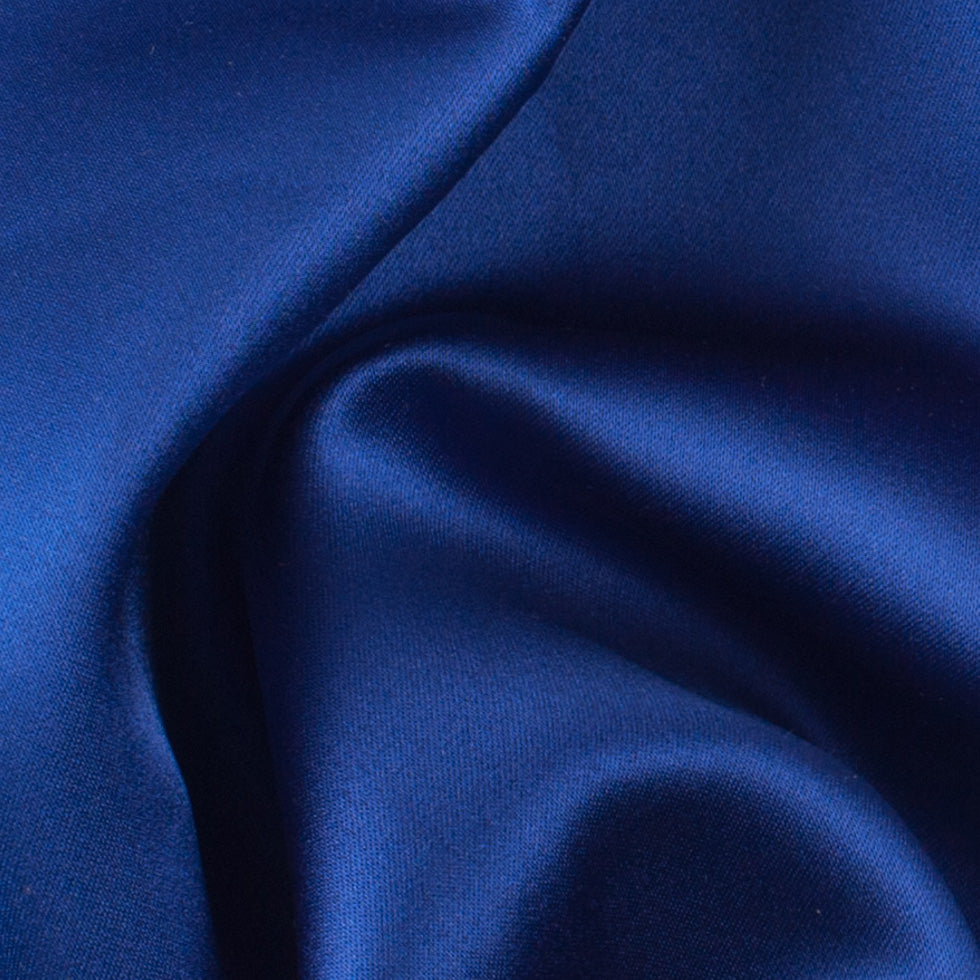 Polyester Satin - Deep Royal Blue - Reverie Collection Detail
