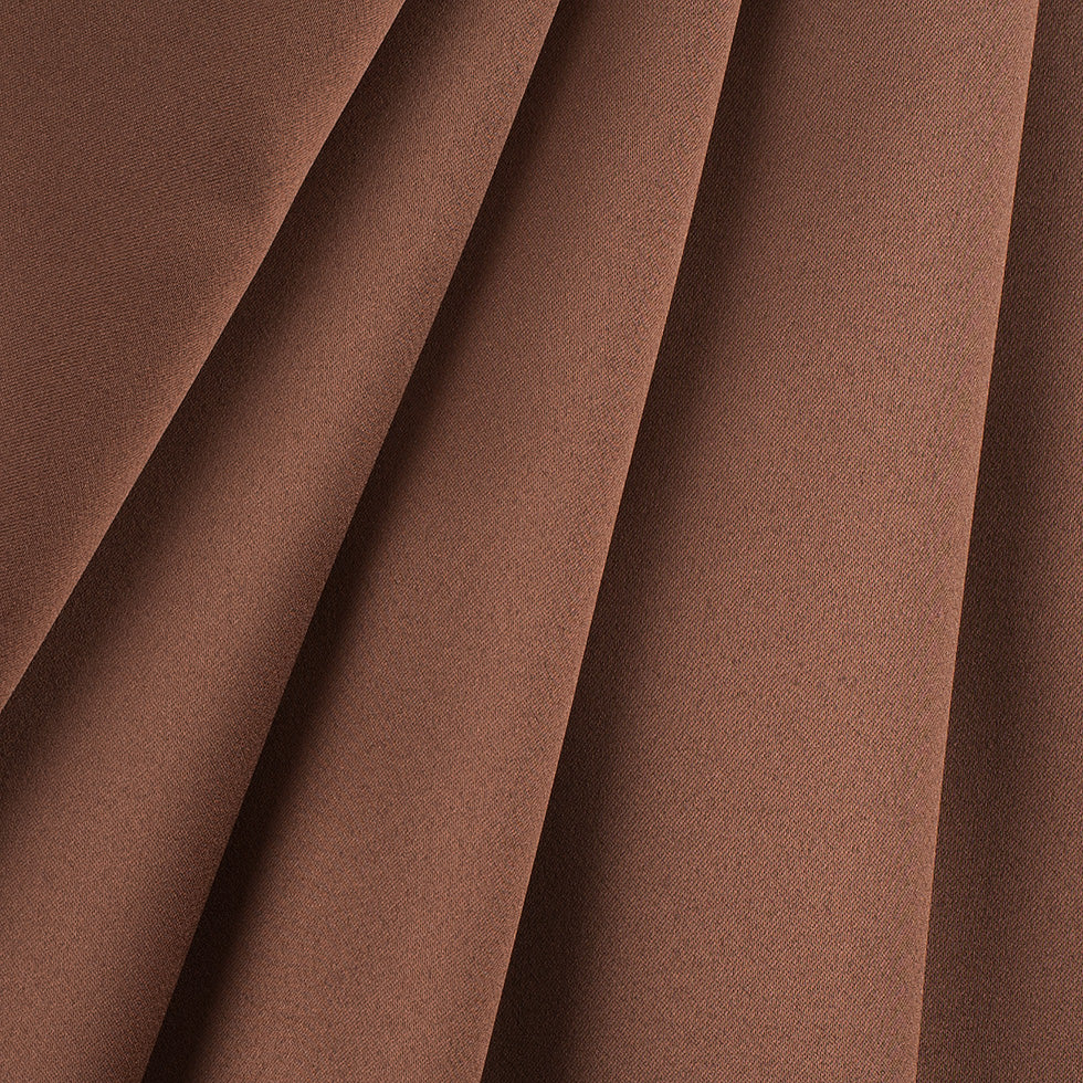 Polyester Satin - Driftwood Brown - Reverie Collection Folded