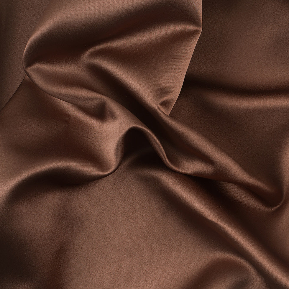 Polyester Satin - Driftwood Brown - Reverie Collection
