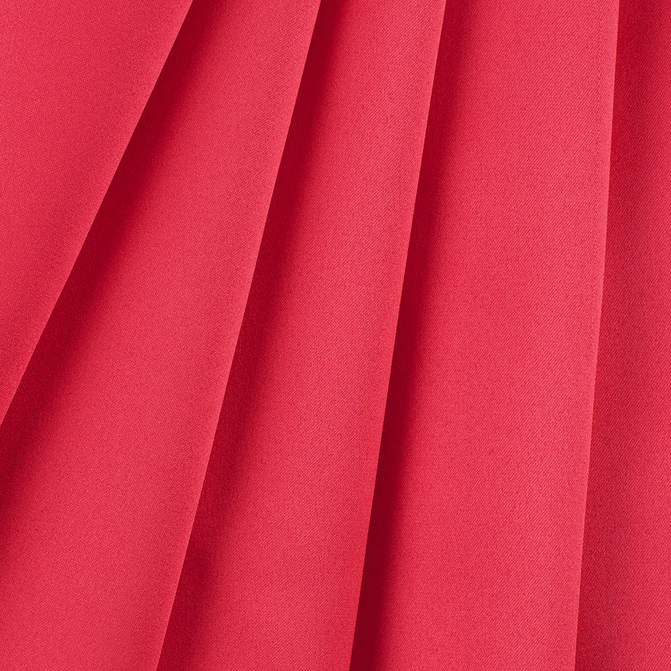 Polyester Satin - Flaming Coral - Reverie Collection Folded