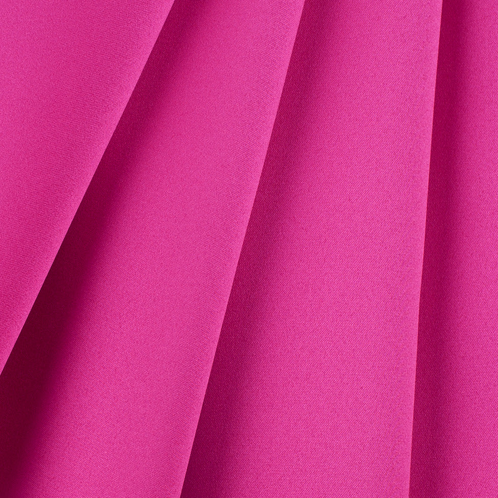 Polyester Satin - Garden Fuchsia - Reverie Collection Folded