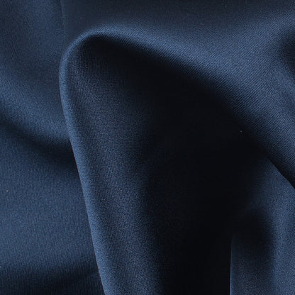 Polyester Satin - Midnight Navy - Reverie Collection Detail