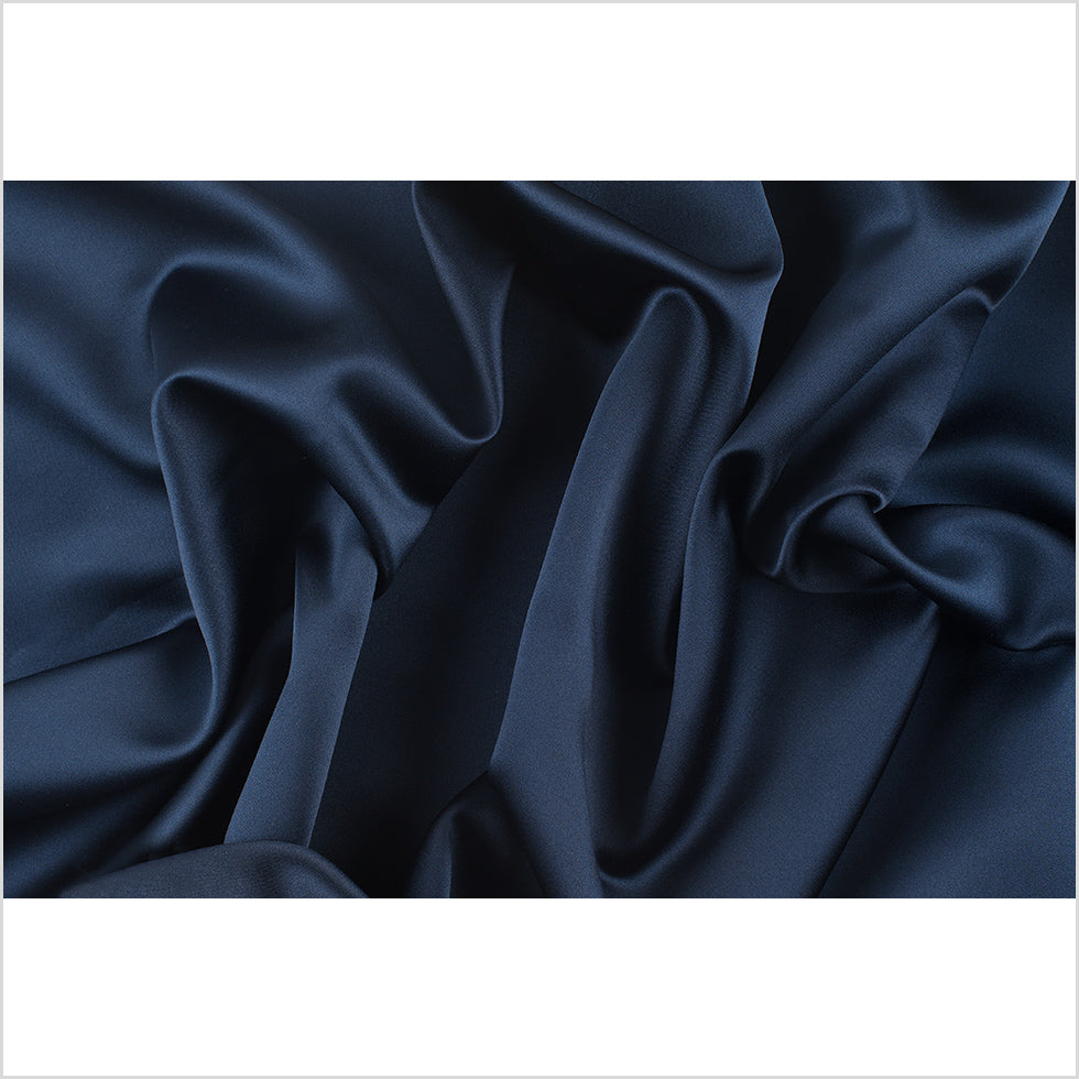 Polyester Satin - Midnight Navy - Reverie Collection Full