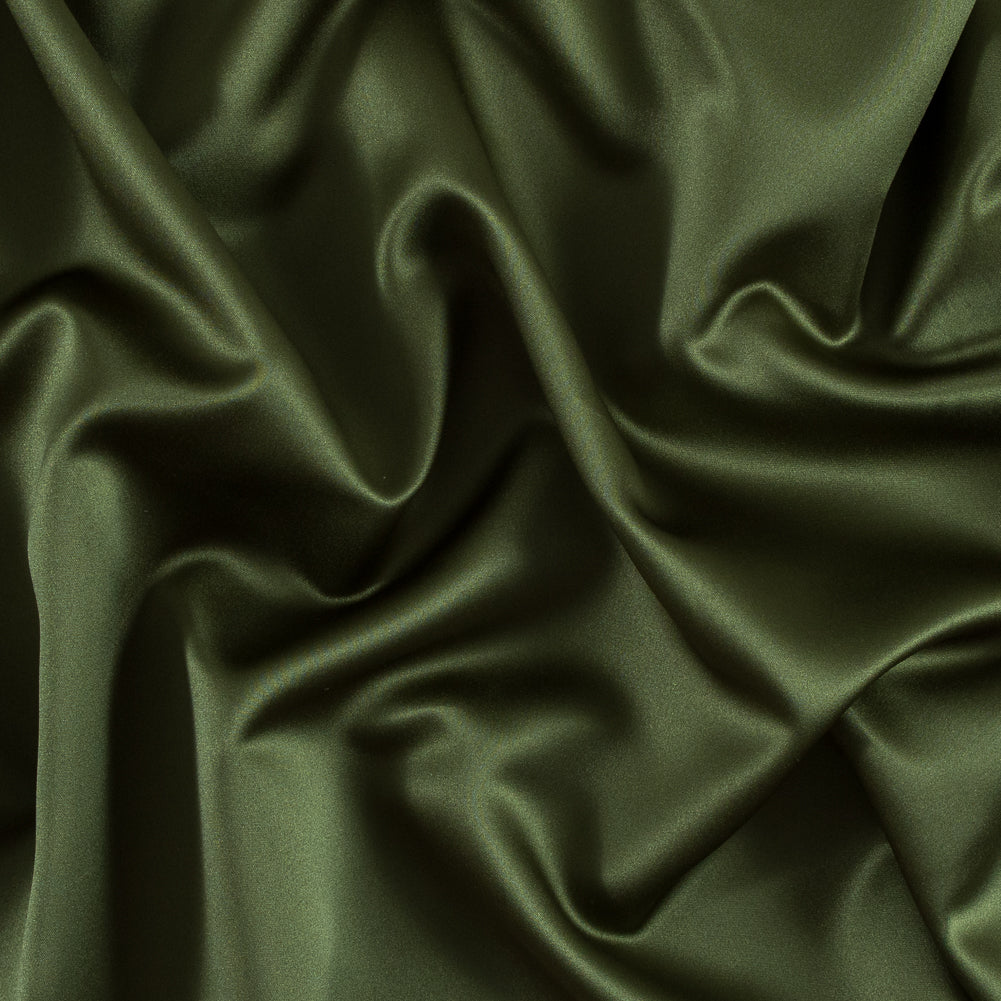Polyester Satin - Moss Green - Reverie Collection