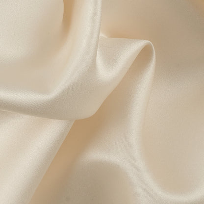 Polyester Satin - Vanilla Cream - Reverie Collection Detail