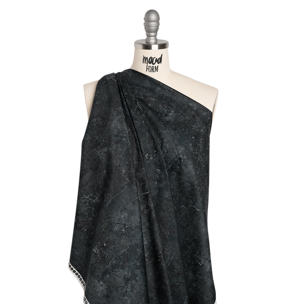Stonehenge Quilting Cotton by Northcott - Graphite Sienna Marble Abstract - Gradations II Collection - Drape