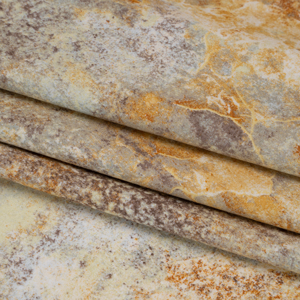 Stonehenge Quilting Cotton by Northcott - Iron Ore Light Quartz Abstract - Gradations II Collection - Folded