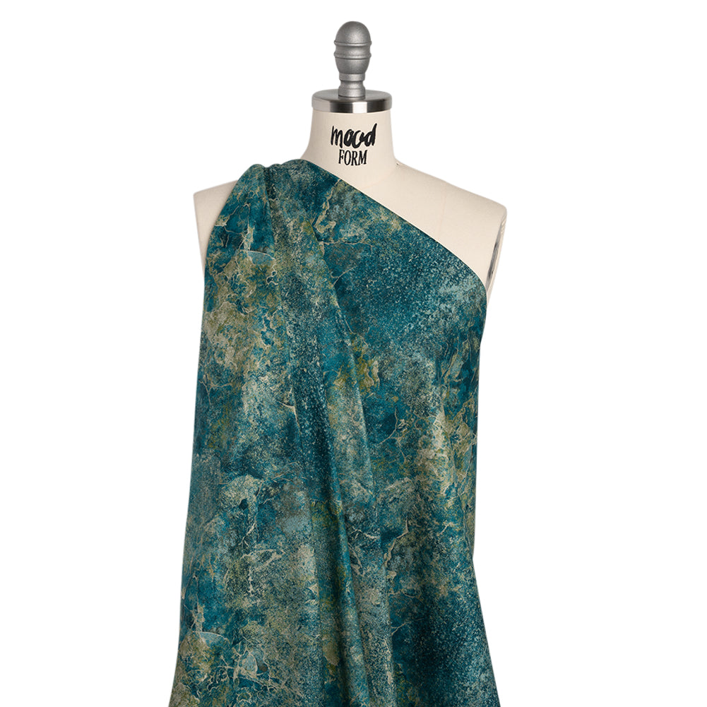 Stonehenge Quilting Cotton by Northcott - Blue Planet Quartz Abstract - Gradations II Collection - Drape