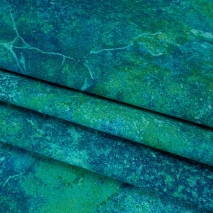 Stonehenge Quilting Cotton by Northcott - Peacock Quartz Abstract - Gradations II Collection