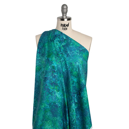 Stonehenge Quilting Cotton by Northcott - Peacock Quartz Abstract - Gradations II Collection