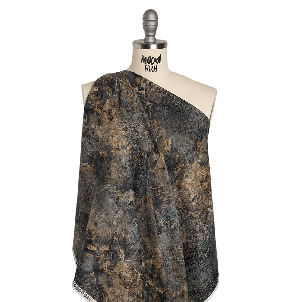 Stonehenge Quilting Cotton by Northcott - Slate Quartz Abstract - Gradations II Collection - Drape