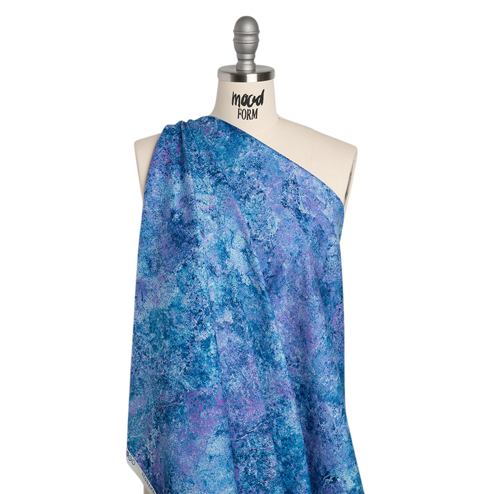 Stonehenge Quilting Cotton by Northcott - Twilight Slate Abstract - Gradations II Collection - Drape