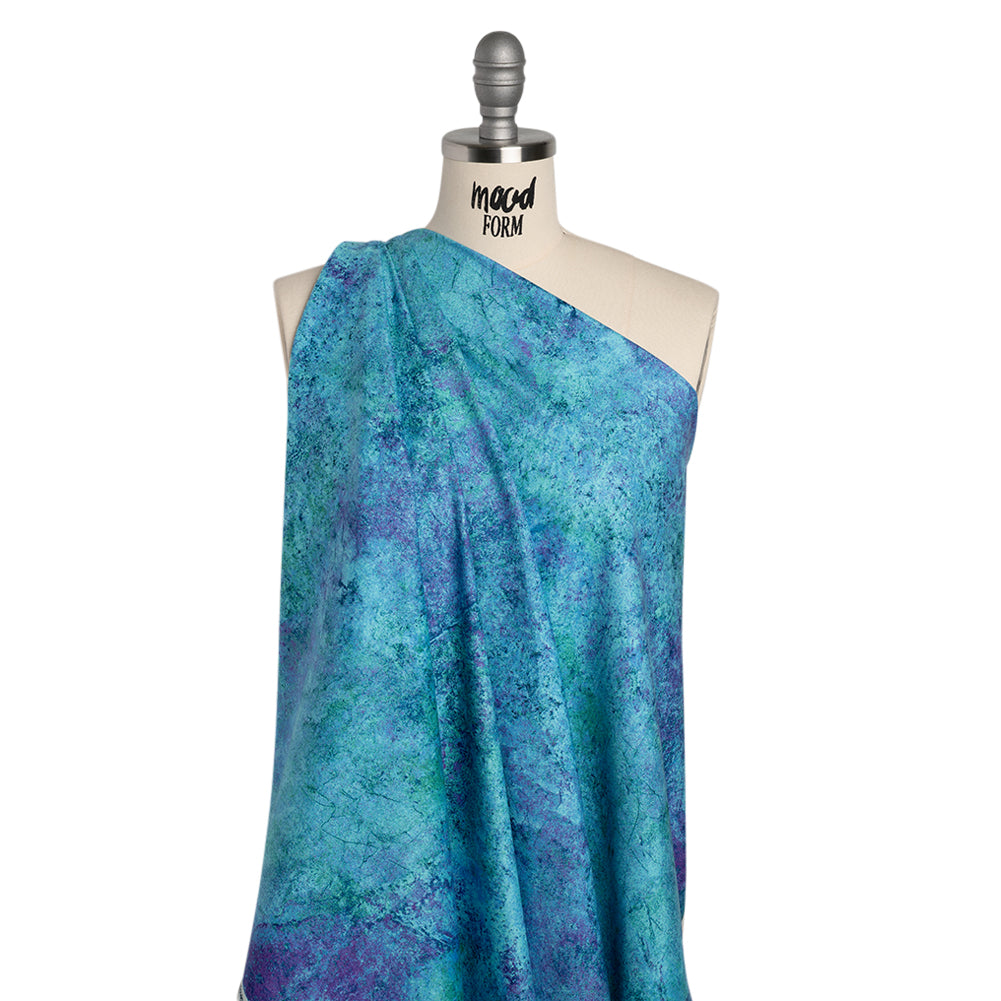 Stonehenge Quilting Cotton by Northcott - Midnight Slate Abstract - Gradations II Collection - Drape