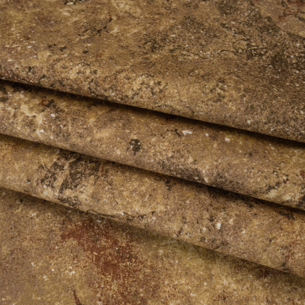 Stonehenge Quilting Cotton by Northcott - Taupe Limestone Abstract - Gradations II Collection - Folded