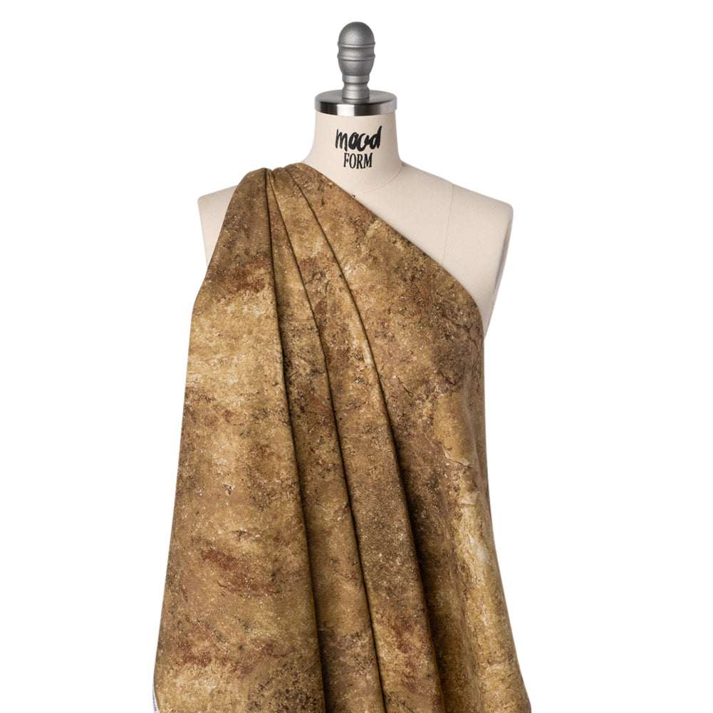 Stonehenge Quilting Cotton by Northcott - Taupe Limestone Abstract - Gradations II Collection - Drape