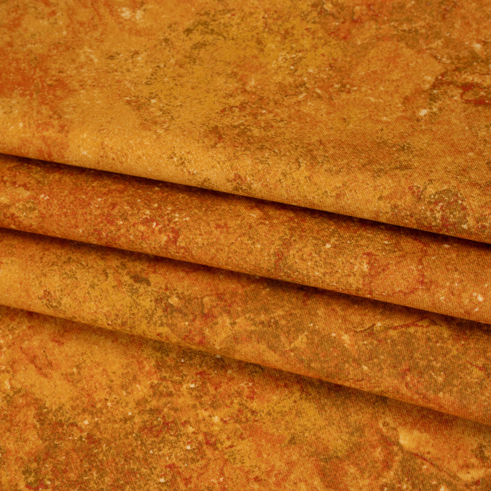 Stonehenge Quilting Cotton by Northcott - Light Rust Limestone Abstract - Gradations II Collection Folded