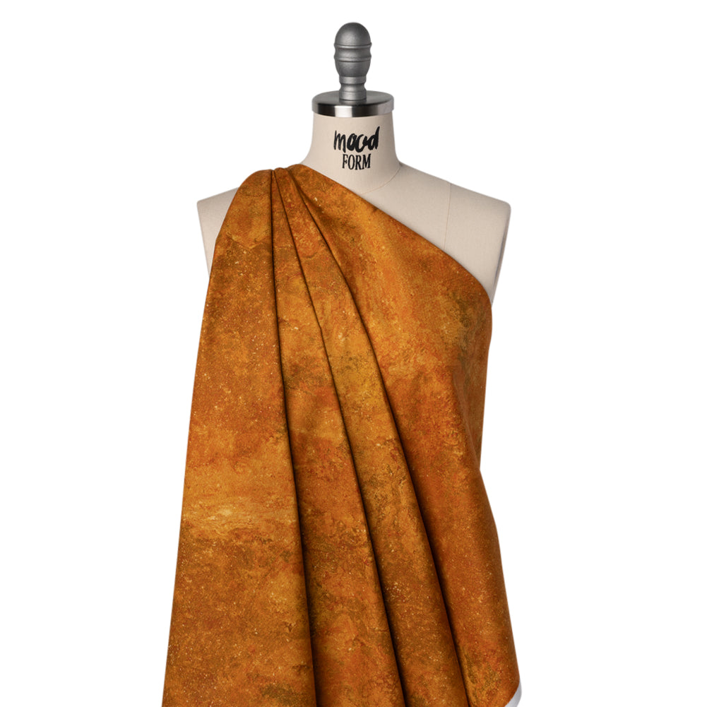 Stonehenge Quilting Cotton by Northcott - Light Rust Limestone Abstract - Gradations II Collection Drape